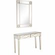 Camden Isle Huxley Wall Mirror and Mirrored Glass Console Table