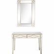 Camden Isle Huxley Wall Mirror and Mirrored Glass Console Table