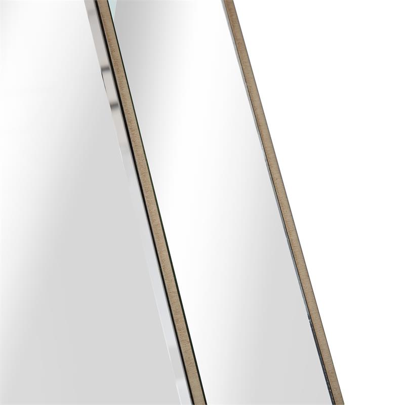 Camden Isle Huxley Wall Mirror and Mirrored Glass Console Table