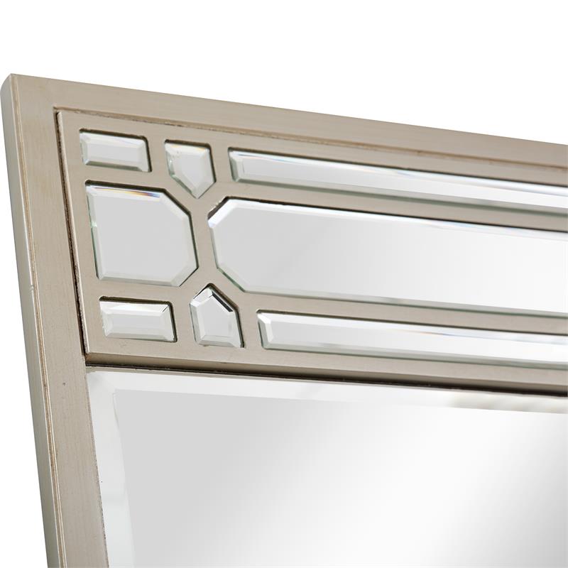 Camden Isle Aubrey Wall Mirror with Champagne Frame