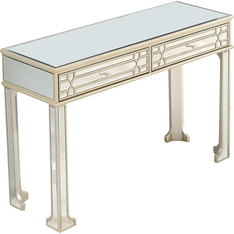 Camden Isle Aubrey Mirrored Console Table