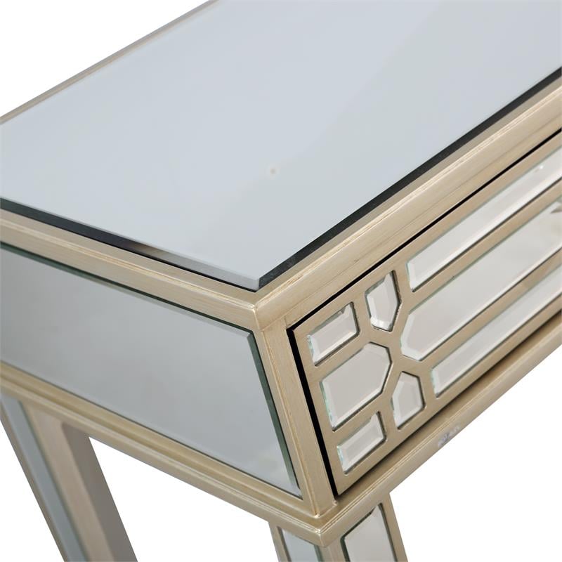 Camden Isle Aubrey Mirrored Console Table