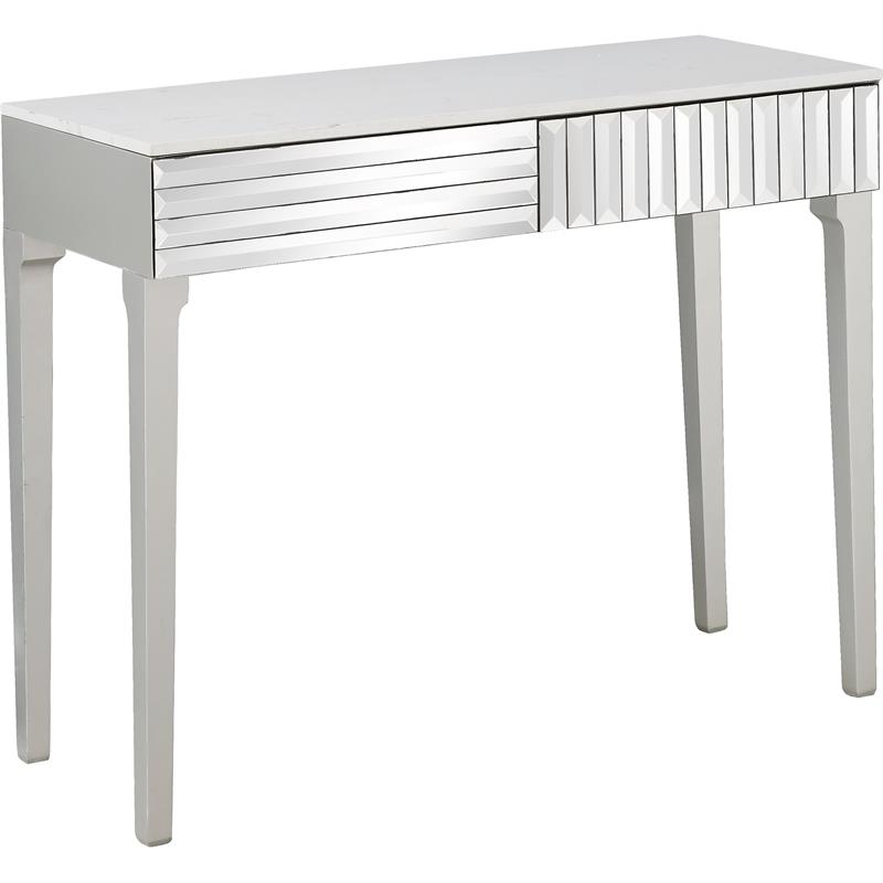 Camden Isle Carla Mirrored Glass Console Table