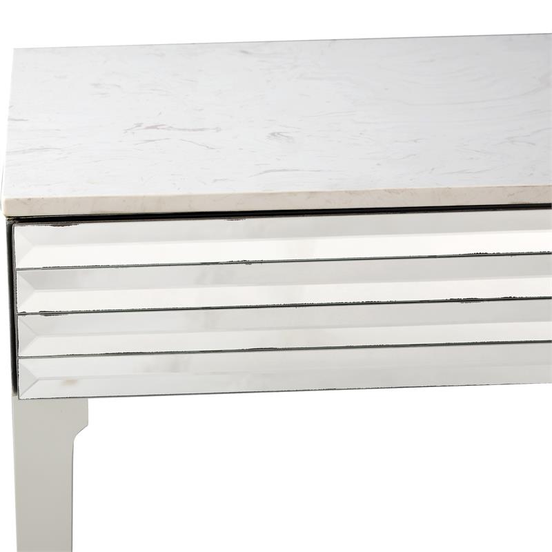 Camden Isle Carla Mirrored Glass Console Table