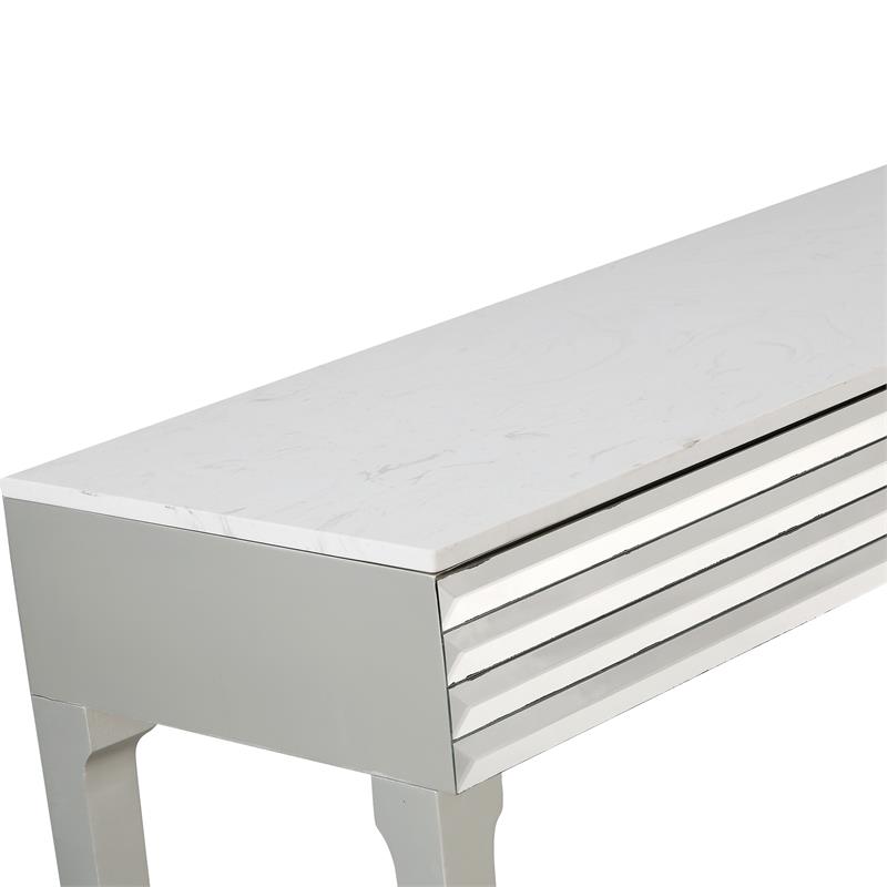 Camden Isle Carla Mirrored Glass Console Table