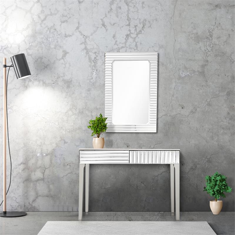 Camden Isle Carla Mirrored Glass Console Table