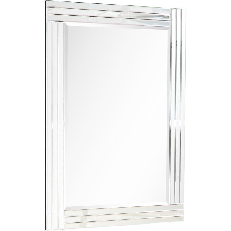Camden Isle Holly Wall Mirror with Mirrored Frame
