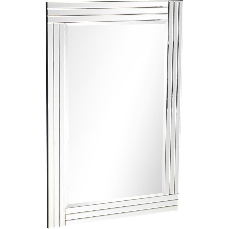 Camden Isle Holly Wall Mirror with Mirrored Frame