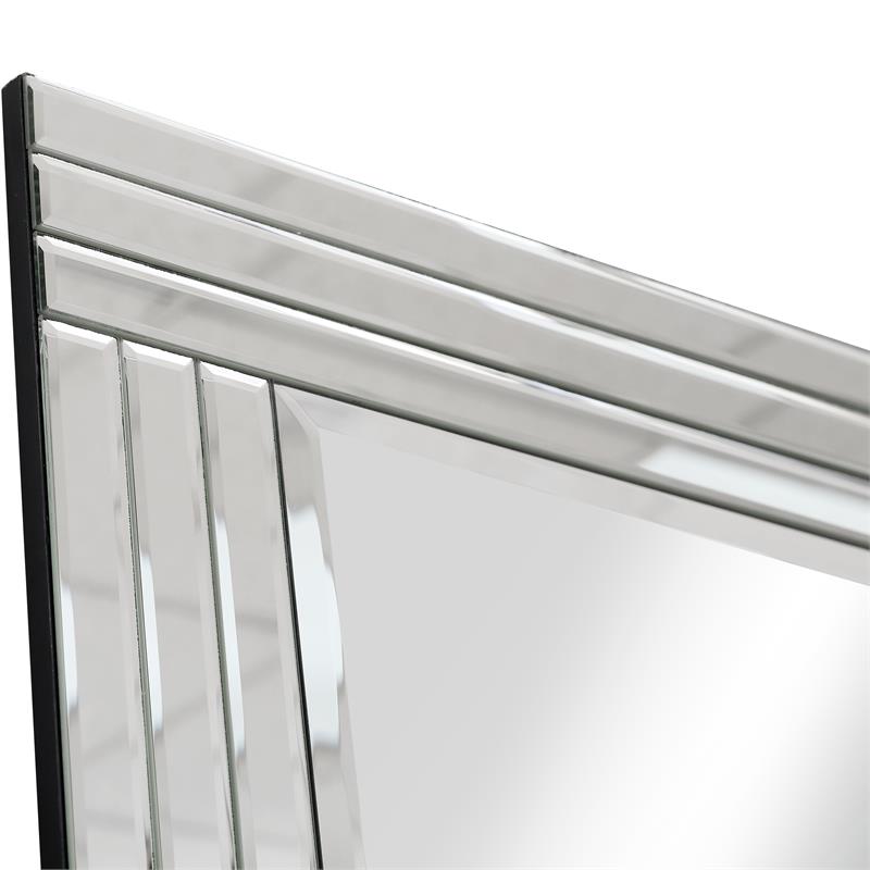 Camden Isle Holly Wall Mirror with Mirrored Frame