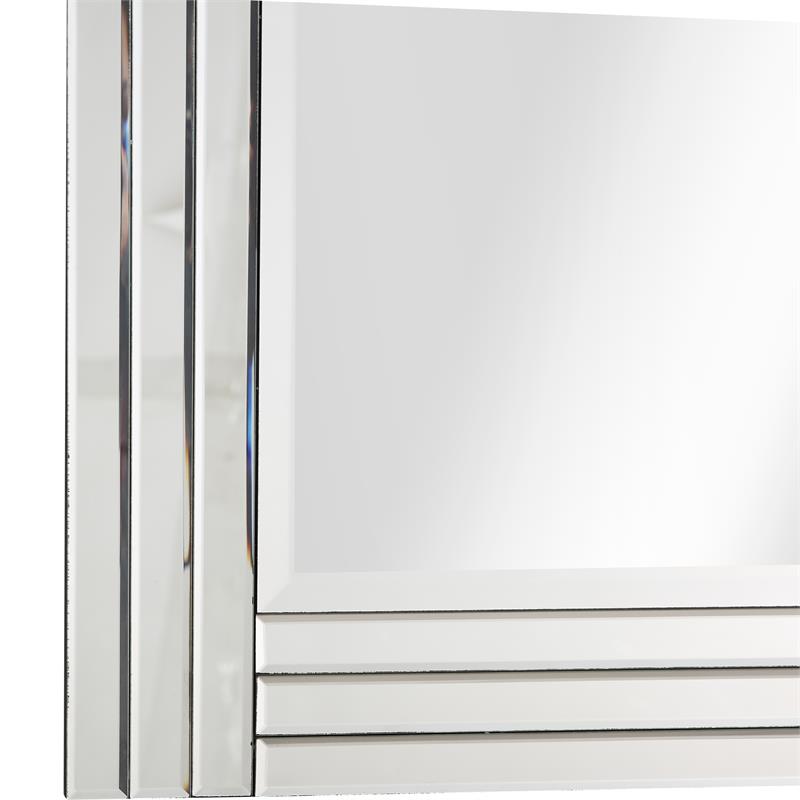 Camden Isle Holly Wall Mirror with Mirrored Frame