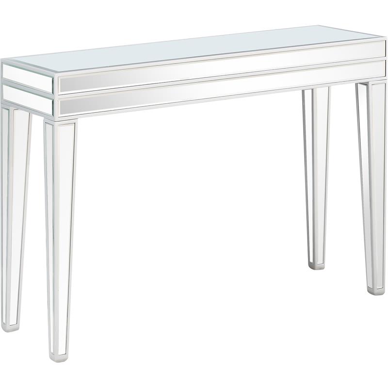 Camden Isle Holly Mirrored Glass Console Table
