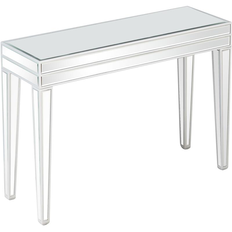 Camden Isle Holly Mirrored Glass Console Table