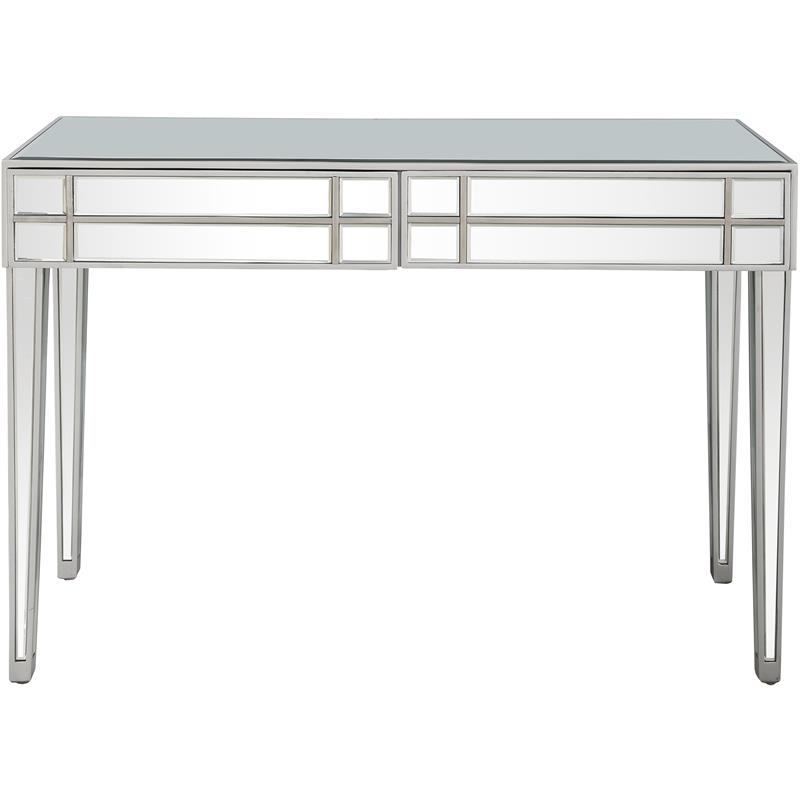 Camden Isle Vera Mirrored Glass Console Table