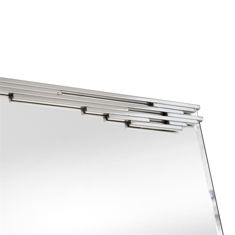 Camden Isle Skylar Wall Mirror with Stainless Steel Frame