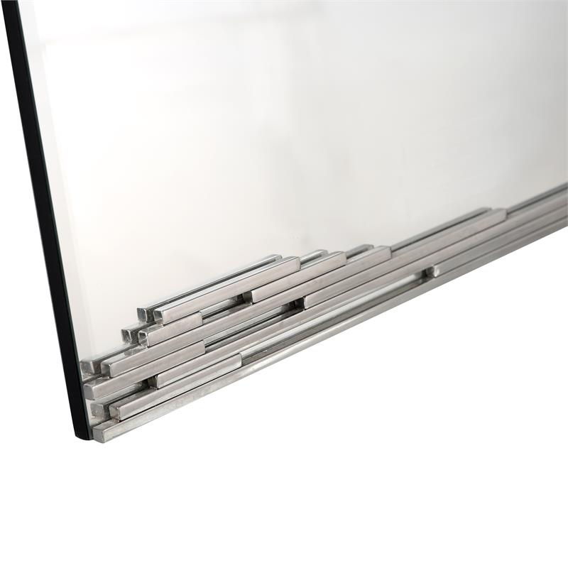 Camden Isle Skylar Wall Mirror with Stainless Steel Frame