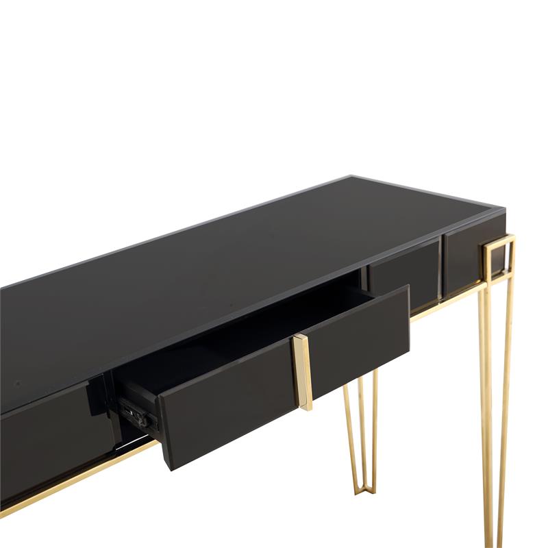 Camden Isle Daria Mirrored Console Table