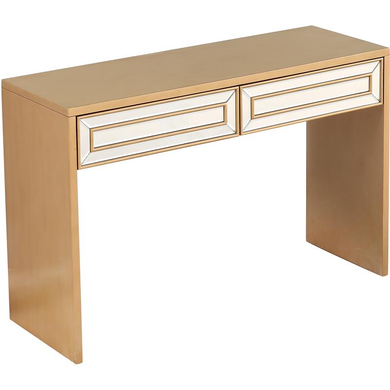 Camden Isle Virginia 2 Drawer Mirrored Console Table