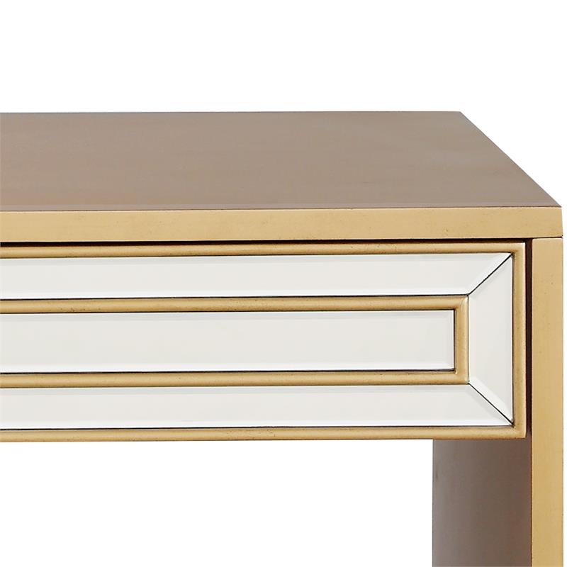 Camden Isle Virginia 2 Drawer Mirrored Console Table