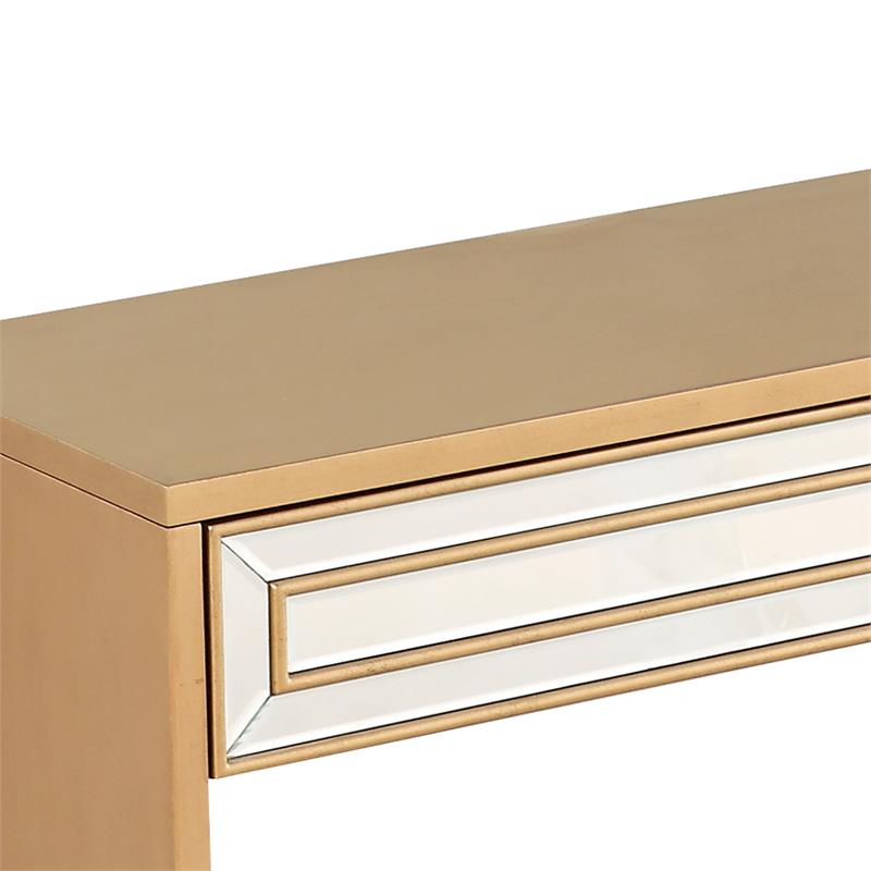 Camden Isle Virginia 2 Drawer Mirrored Console Table