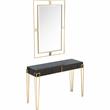 Camden Isle Daria Wall Mirror and Mirrored Glass Console Table
