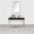 Camden Isle Daria Wall Mirror and Mirrored Glass Console Table