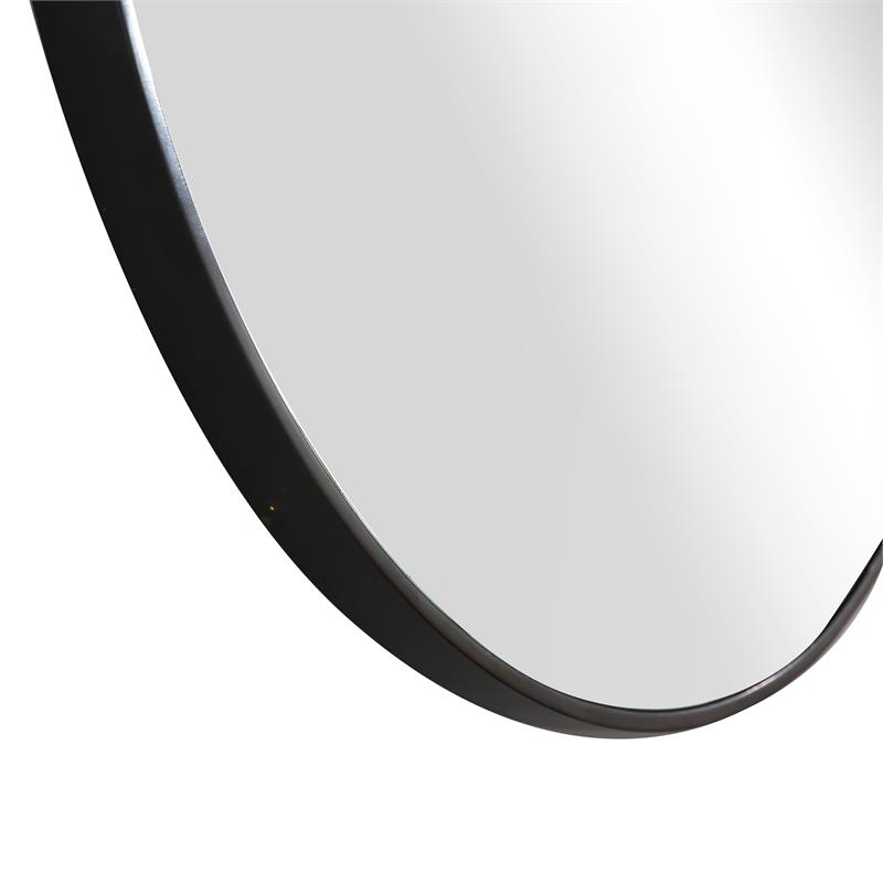 Camden Isle Renata Wall Mirror with Black Frame