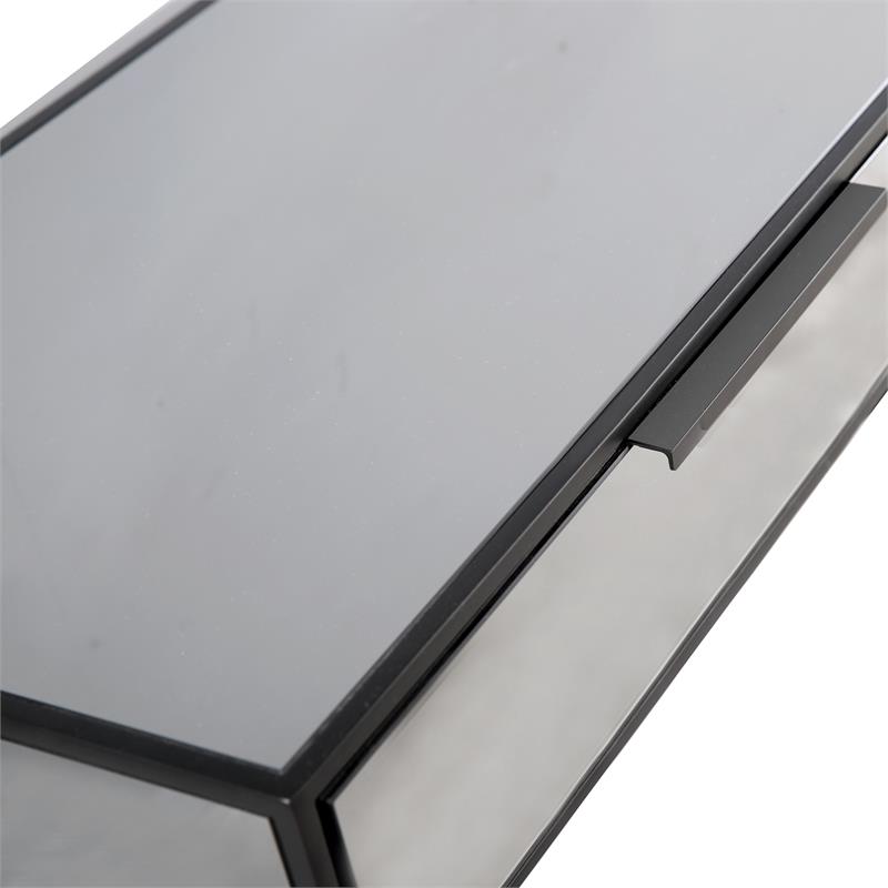 Camden Isle Renata Mirrored Glass Console Table