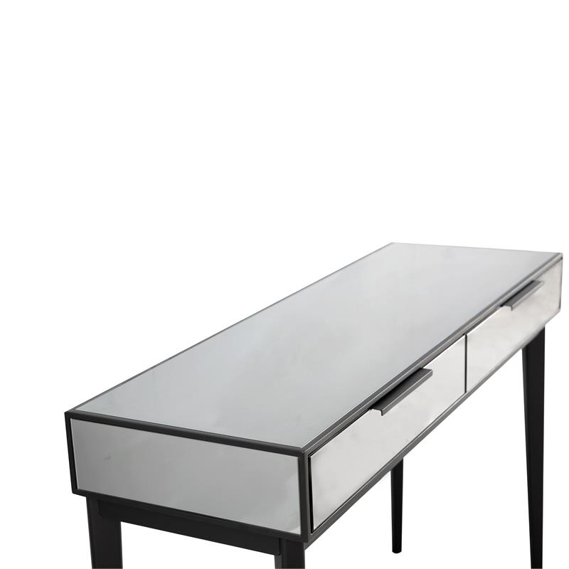 Camden Isle Renata Mirrored Glass Console Table