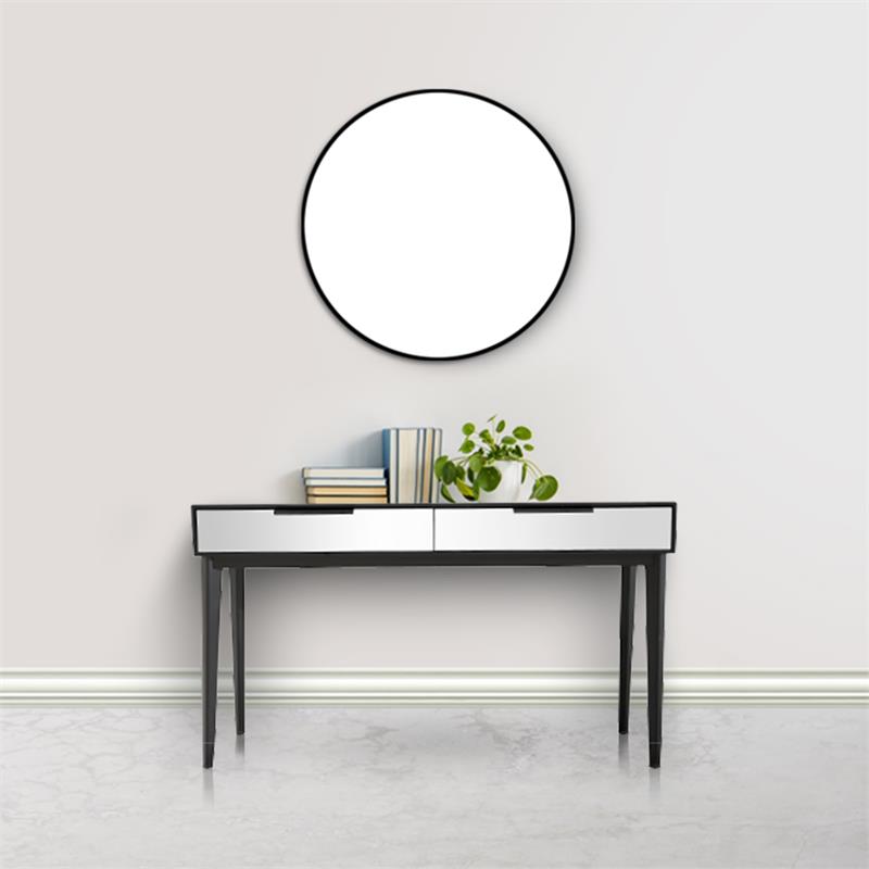 Camden Isle Renata Mirrored Glass Console Table