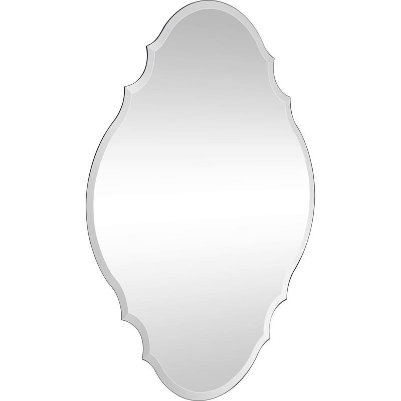 Camden Isle Dalia Scalloped Glass Wall Mirror
