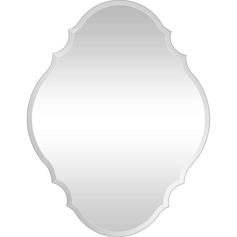 Camden Isle Dalia Scalloped Glass Wall Mirror