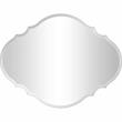 Camden Isle Dalia Scalloped Glass Wall Mirror