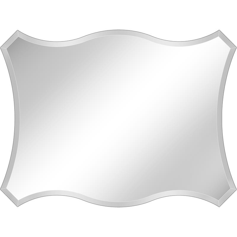 Camden Isle Merritt Scalloped Wall Mirror