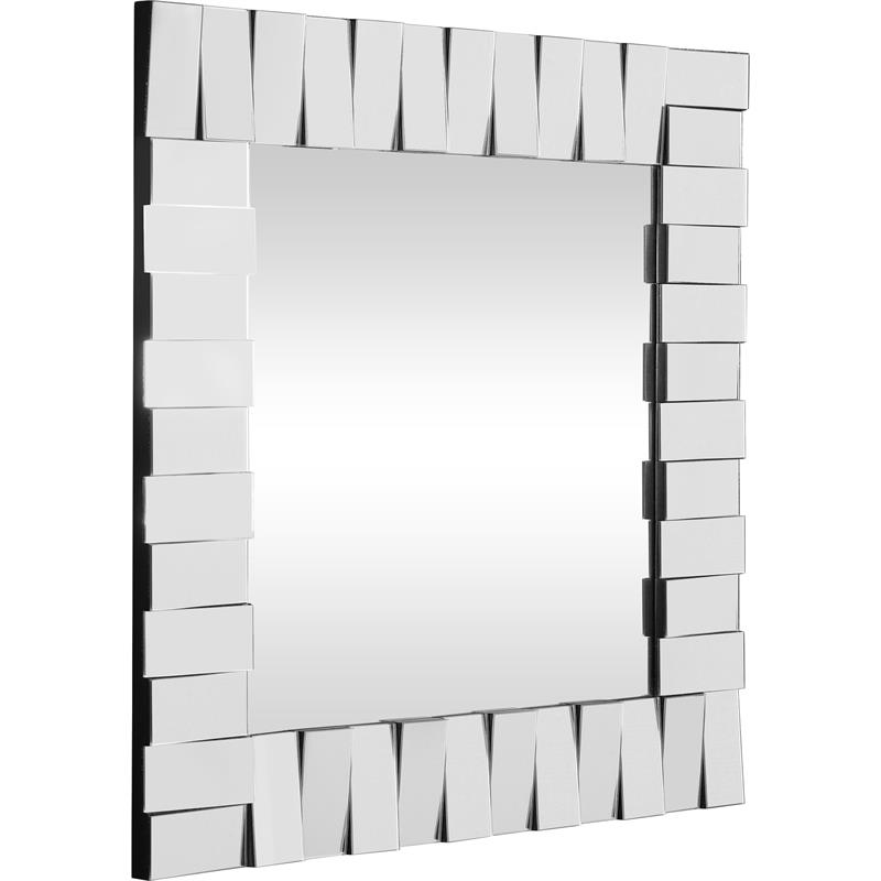 Camden Isle Rialto Wall Mirror with Alternating Mirrored Frame