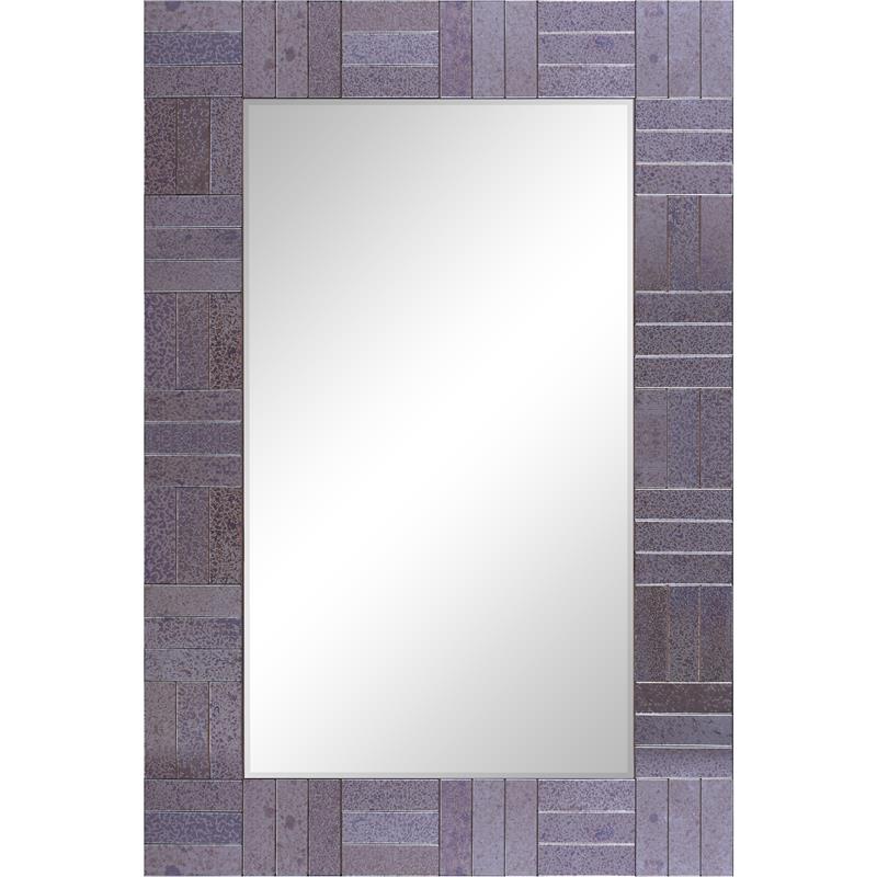 Camden Isle Columbia Glass Wall Mirror with Antiqued Glass Frame