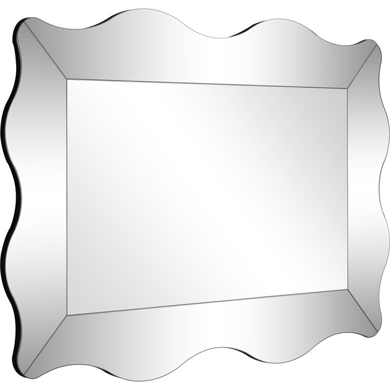 Camden Isle Antonella Glass Wall Mirror with Mirrored Frame
