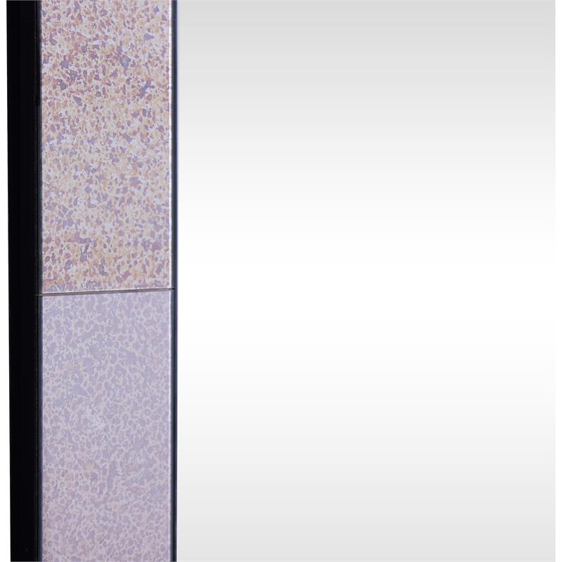 Camden Isle Templar Glass Wall Mirror with Antiqued Glass Frame