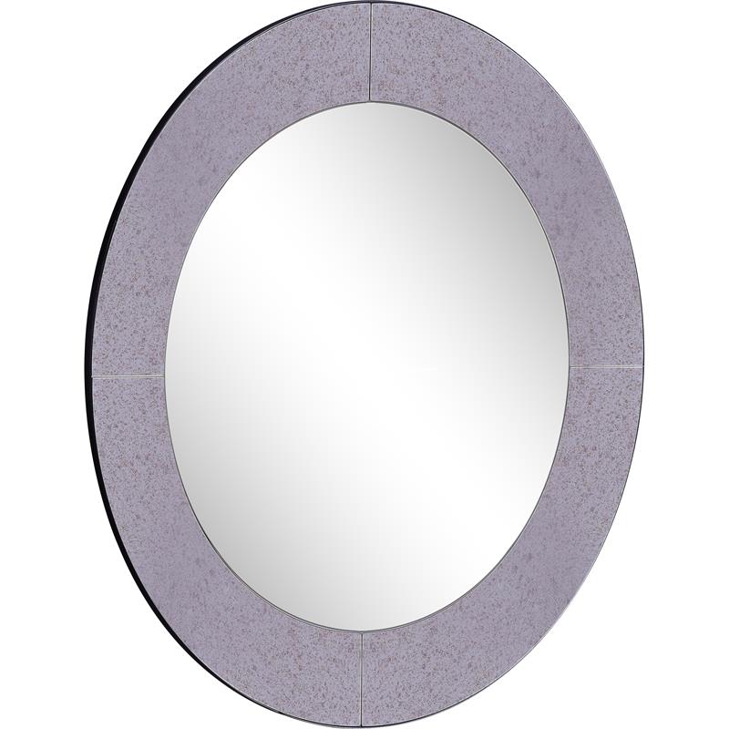 Camden Isle Rachel Glass Wall Mirror with Antiqued Glass Frame