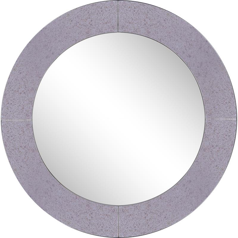 Camden Isle Rachel Glass Wall Mirror with Antiqued Glass Frame