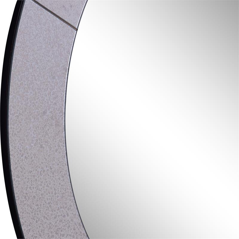 Camden Isle Rachel Glass Wall Mirror with Antiqued Glass Frame
