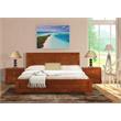 Camden Isle Trent Wooden Platform Bed in Cherry Full