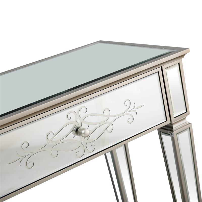 Camden Isle Miriam Mirrored Console Table