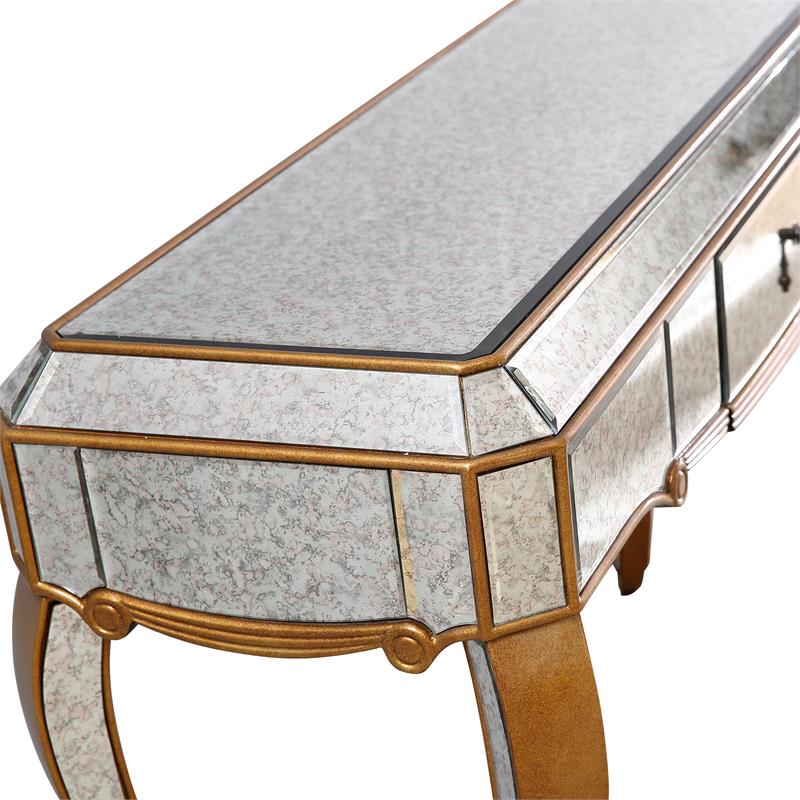 Camden Isle Astrid Mirrored Console Table