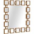 Camden Isle Orion Wall Mirror and Mirrored Console Table