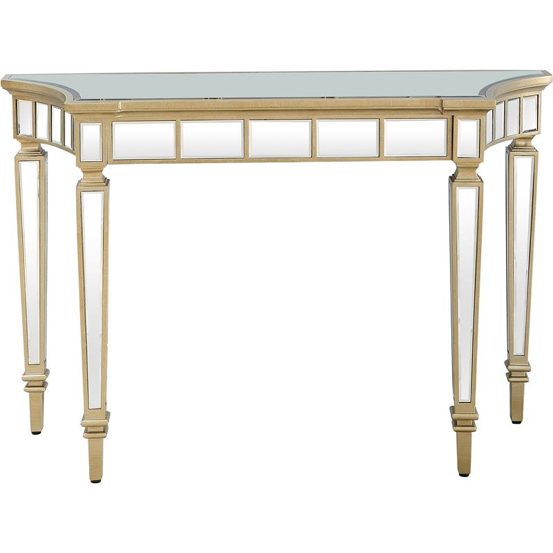 Camden Isle Phoebe Mirrored Glass Console Table