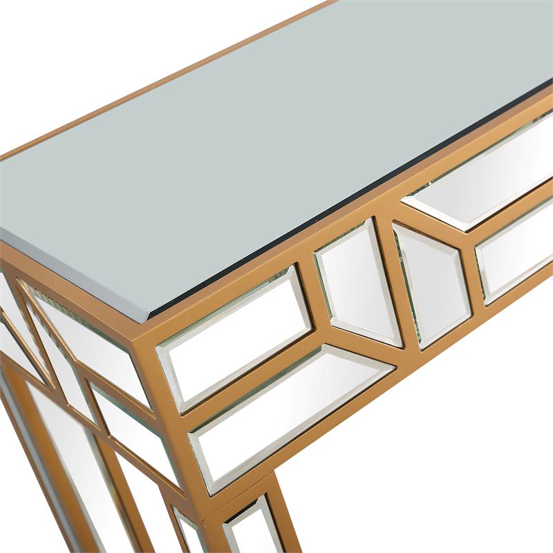 Camden Isle Cassandra Mirrored Console Table