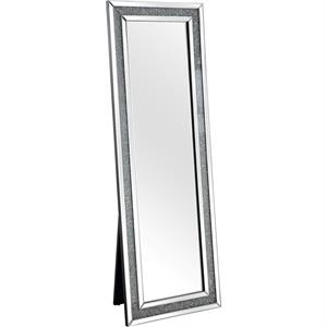 florence freestanding mirror in clear mirrored glass