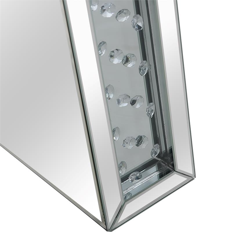 Diana Mirrored Console Table with Clear Mirrored Glass