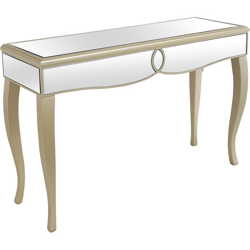 Camden Isle Eleanor Console Table with Champagne Gold Legs