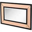 Camden Isle Gelenau Wall Mirror with Wood in Gold Finish